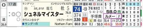 シュネルマイスター(ルメール騎手)
