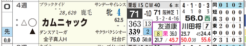 カムニャック（友道厩舎）