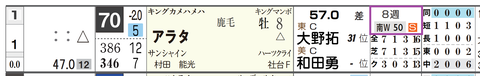 アラタ（「追切指数」）