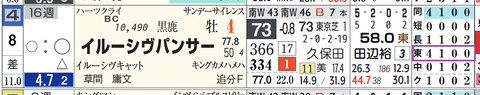 イルーシヴパンサー（「コース実績」）