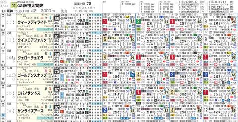 阪神大賞典の想定１