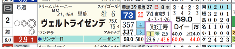 ヴェルトライゼンデ(池江厩舎)