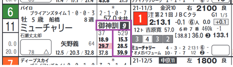 ミューチャリー（御神訓騎手）