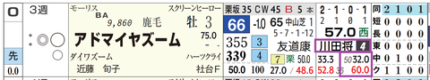 アドマイヤズーム（川田騎手）