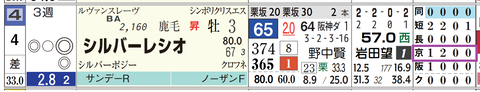 シルバーレシオ(「コース実績」)