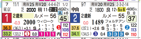 ソラネルマン（前走）