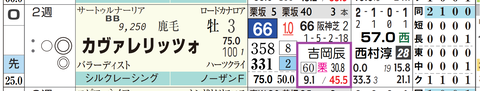 カヴァリレッツォ（吉岡厩舎）
