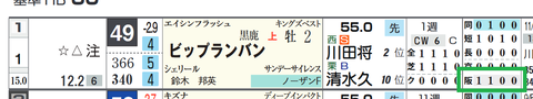 ビップランバン(「コース実績」)