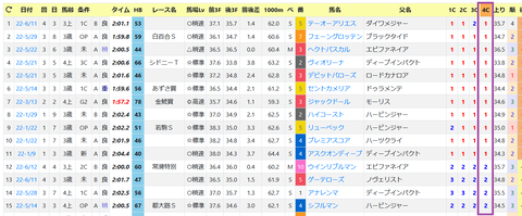 中京2200mの傾向