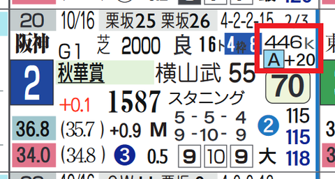 ナミュール（馬体増）