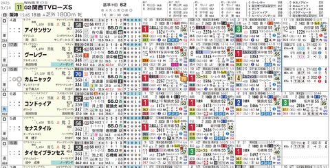 ローズＳの想定１