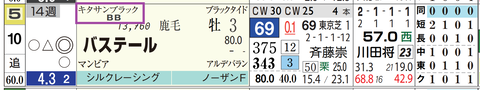 バステール（キタサンブラック産駒）