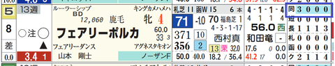 フェアリーポルカ（「距離実績」）