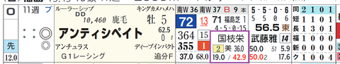 アンティシペイト(国枝厩舎)