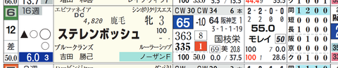 ステレンボッシュ（「全成績」「芝成績」）