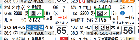 サトノフラッグ(近2走)