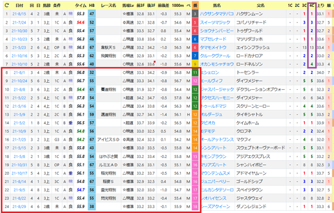 新潟・芝1000ｍの傾向
