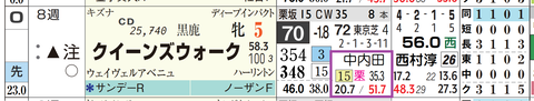 クイーズウォーク（中内田厩舎）