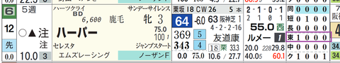 ハーパー(「コース実績」)