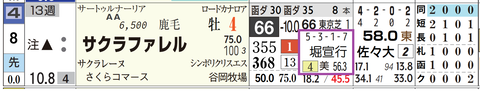 サクラファレル（堀厩舎）