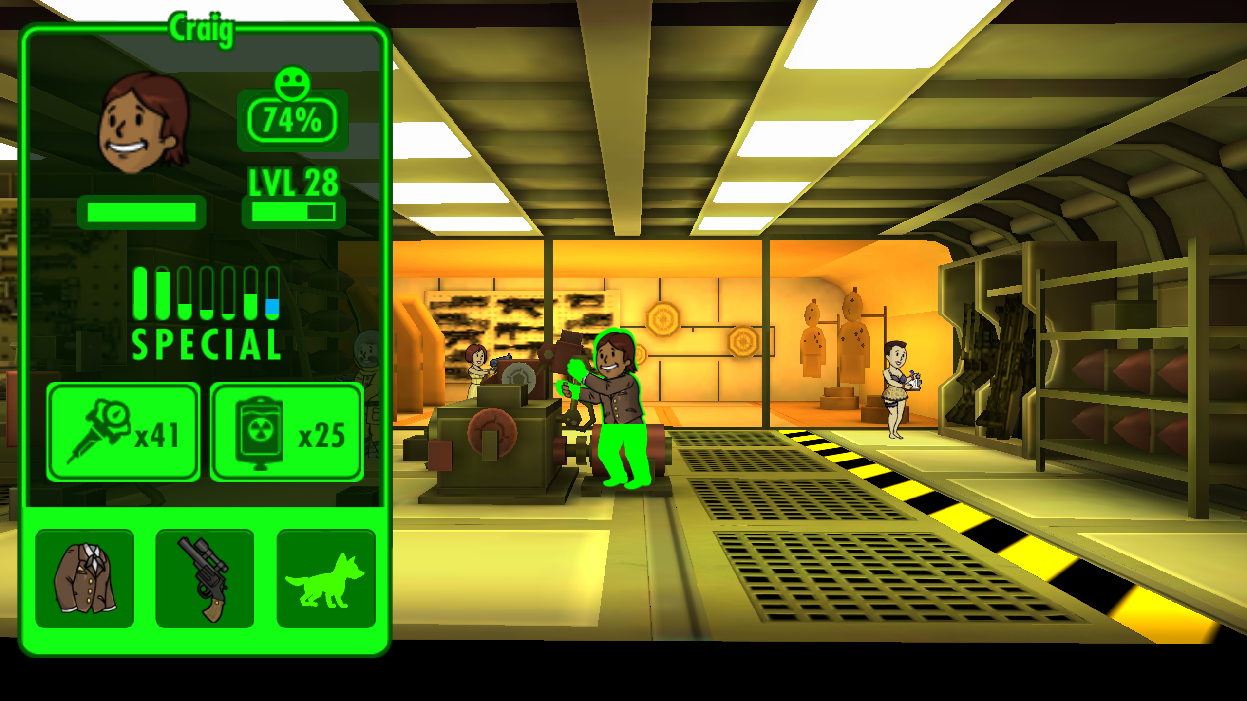 Fallout Shelter Southのゲーム脳