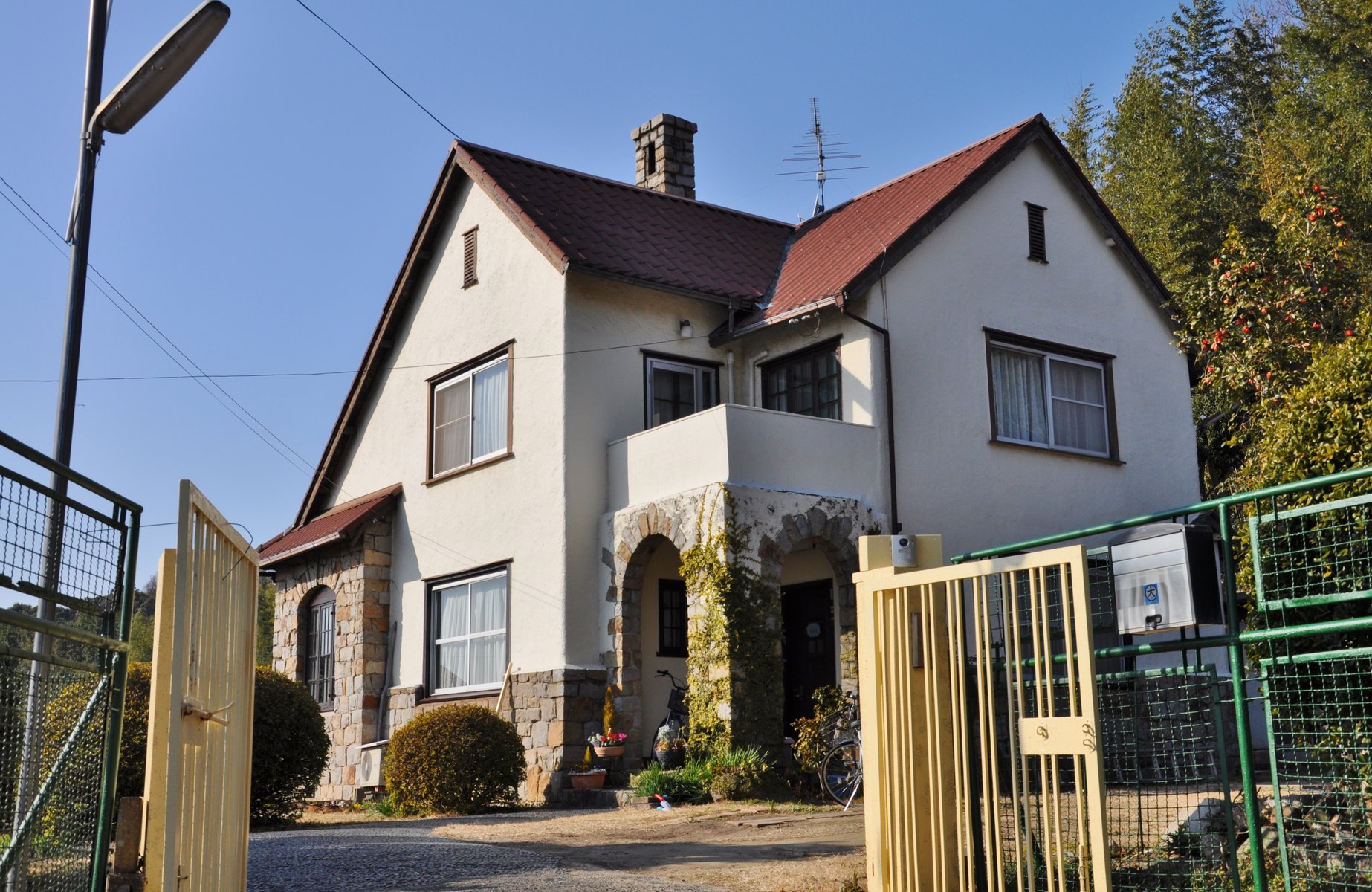 岡山県倉敷市 祐安地区洋館群と揚水水車 町並み散策と近代建築