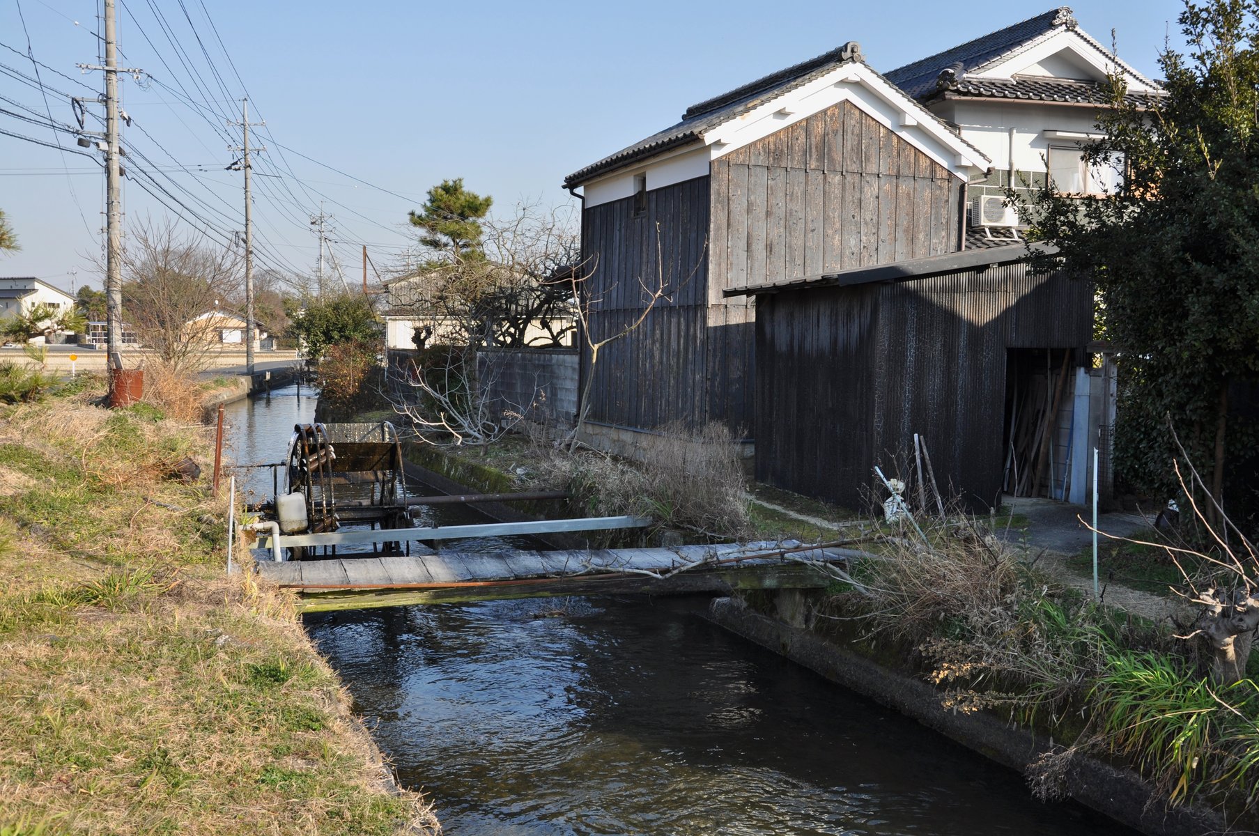 岡山県倉敷市 祐安地区洋館群と揚水水車 町並み散策と近代建築