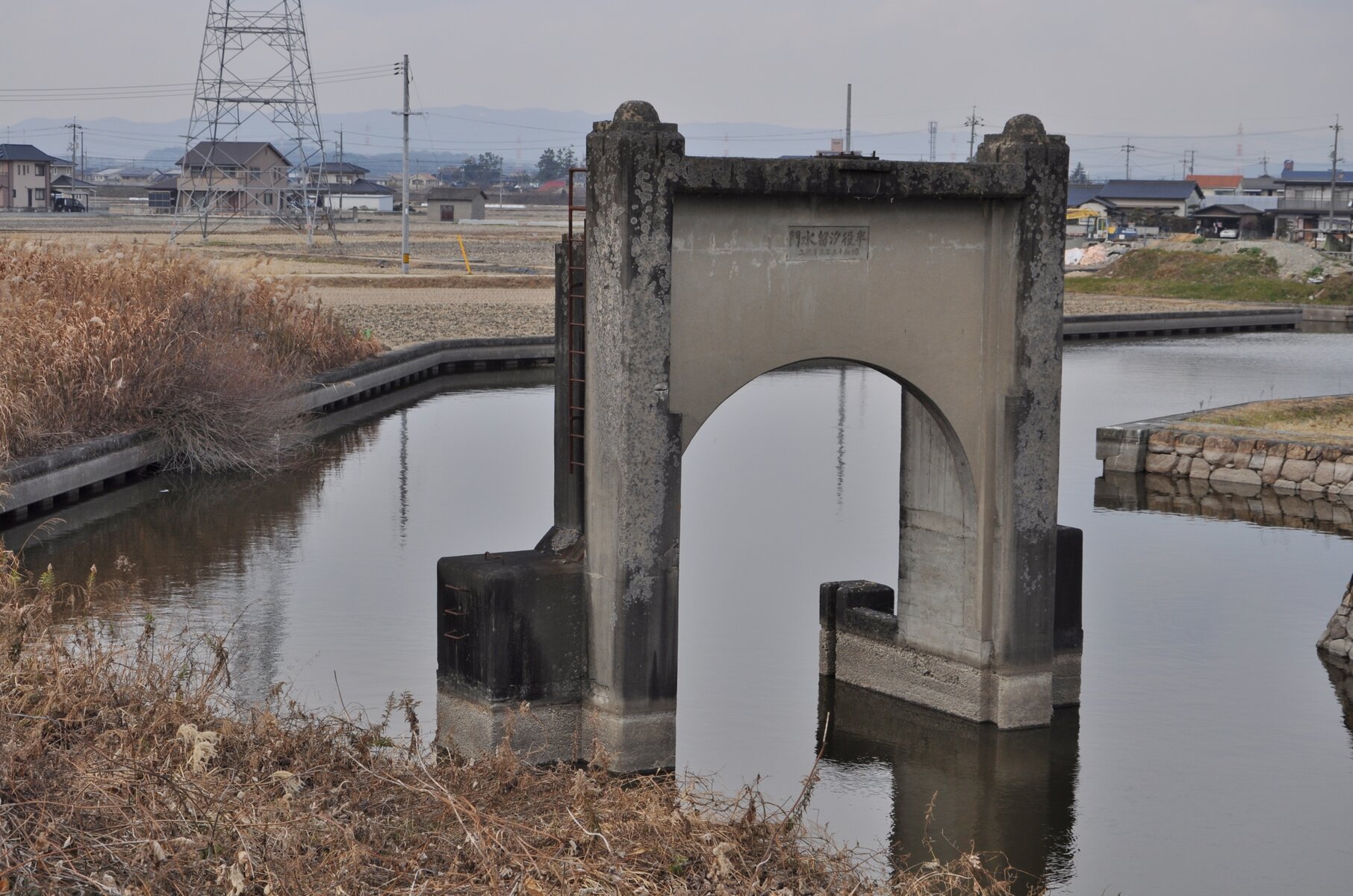 岡山市北区庭瀬・撫川 再々訪 半役汐留水門 町並み散策と近代建築 岡山市北区庭瀬・撫川 再々訪 半役汐留水門 町並み散策と近代建築