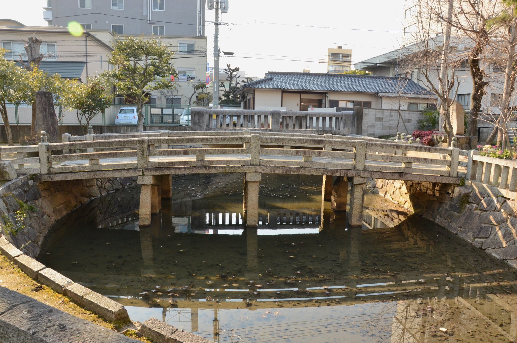 岡山県岡山市北区 岡山藩藩学跡 町並み散策と近代建築