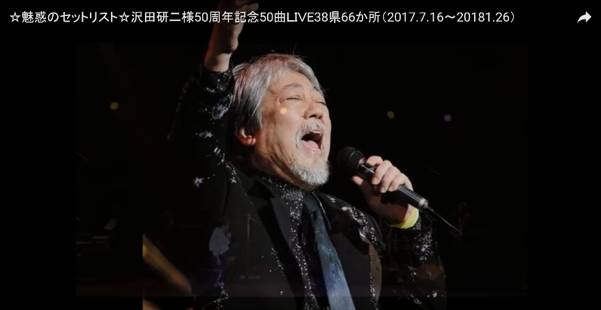 沢田研二(ジュリー）のファンクラブ”澤會”へ入会しました