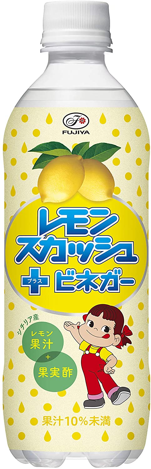 不二家レモンスカッシュ+ビネガー