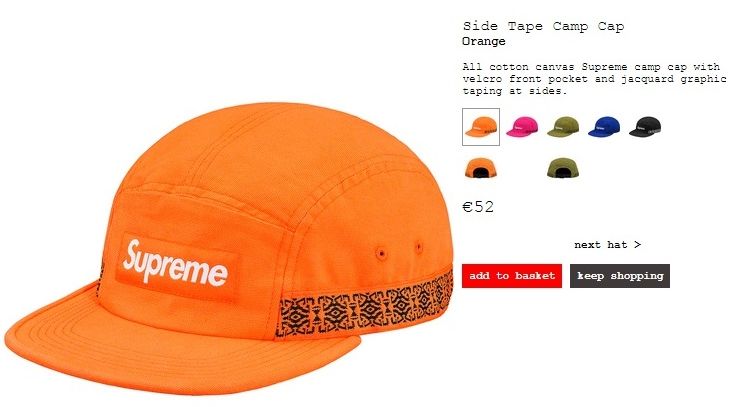 best supreme camp caps