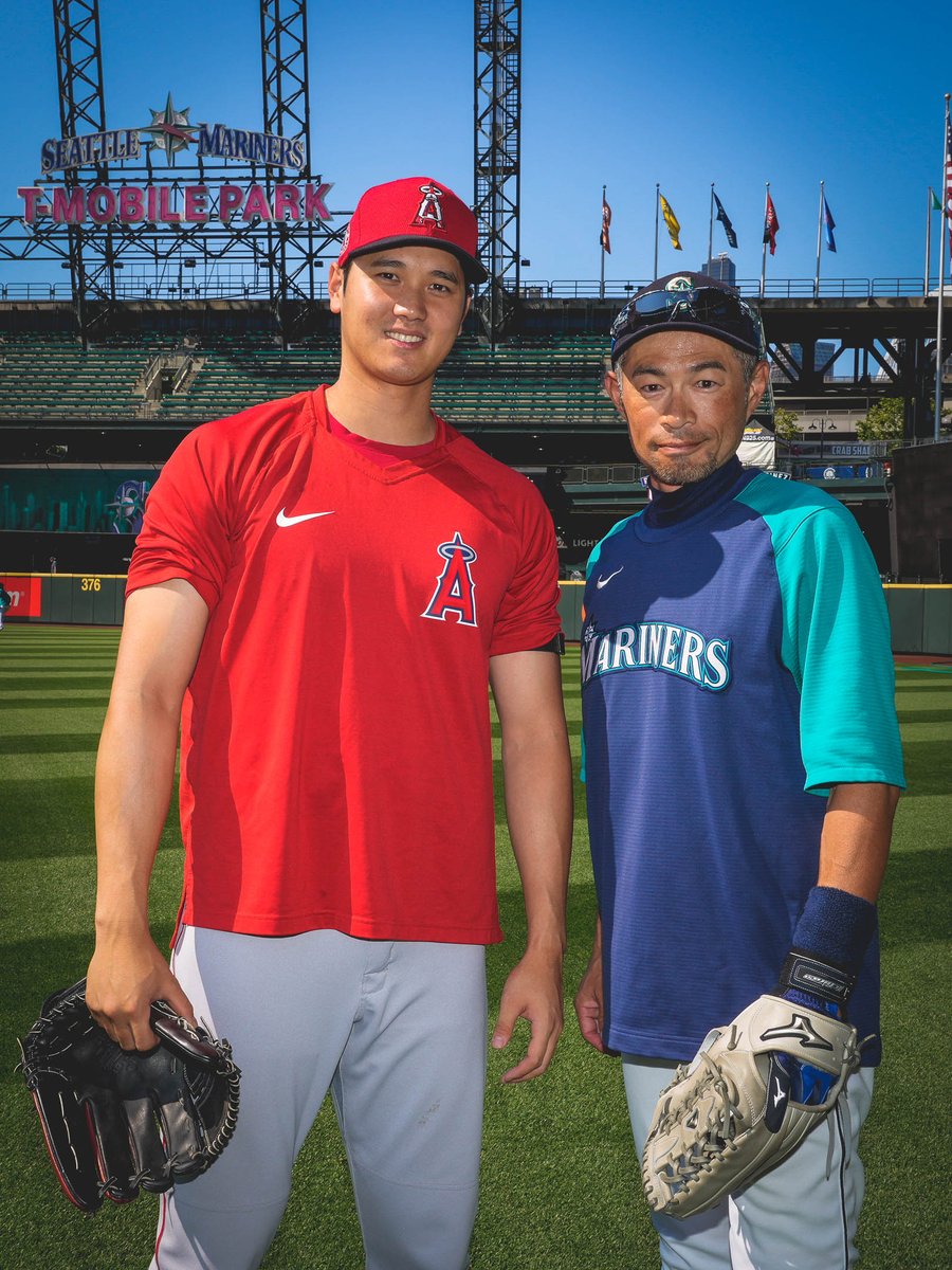 Mlb 大谷翔平 イチロー氏 再会2ショットにファン驚愕 歴史的な瞬間 かっこいい 2ch野球まとめアンテナ