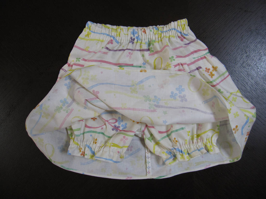 2歳用女の子の ふりふり甚平 On The Line ハンドメイドの日々 2歳用女の子の ふりふり甚平 On The Line ハンドメイドの日々