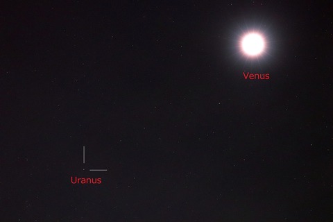 金星と天王星_20200312s