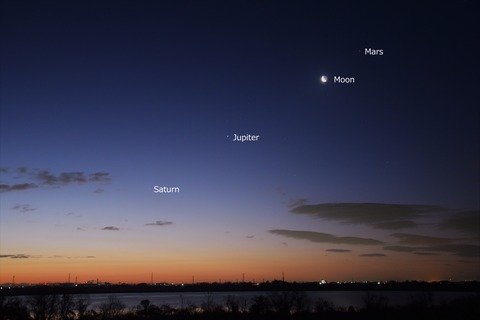 火星木星土星月