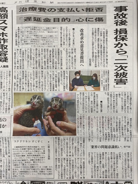 2022あいの会0315読売新聞
