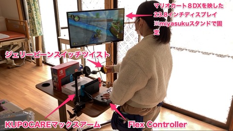 マリカーにスイッチ入力