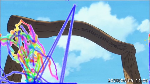 TAさんが視線入力描いた絵