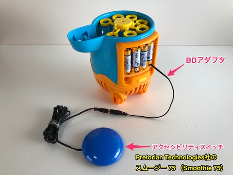 スイッチの接続例