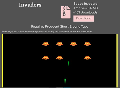 Invaderゲーム