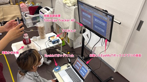 EyeMoTボックスアプリを起動