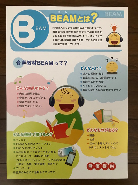 音声教材BEAM