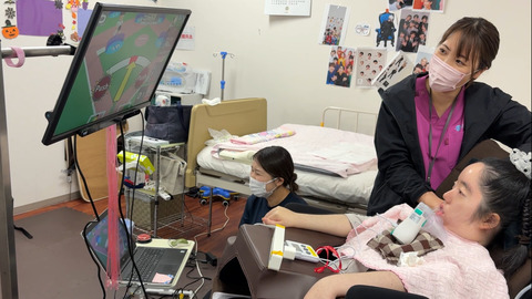 誰でも野球盤3Dに視線入力で遊ぶYさん