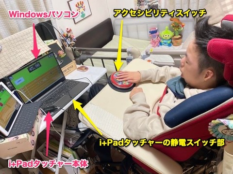 i+Padタッチャー経由でPCゲームに入力