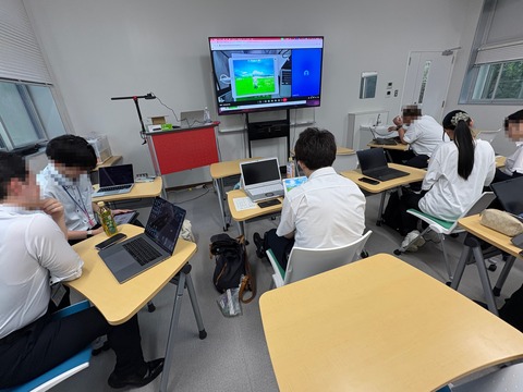 アクセスガイドを試す院生