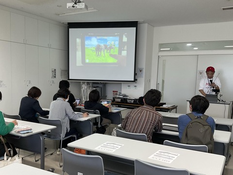 アクセスガイドの演習中