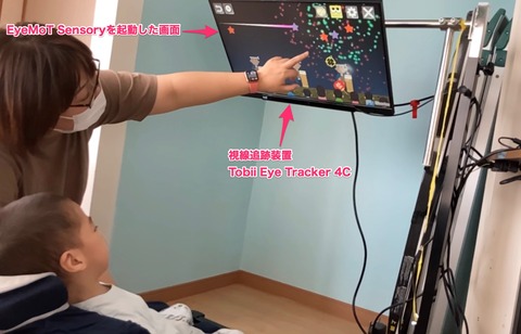 視線入力で遊ぶ