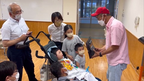 TDPilotで視線入力を試す幼児02