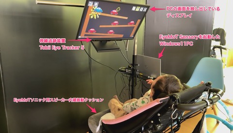 EyeMoT Sensoryで遊ぶ